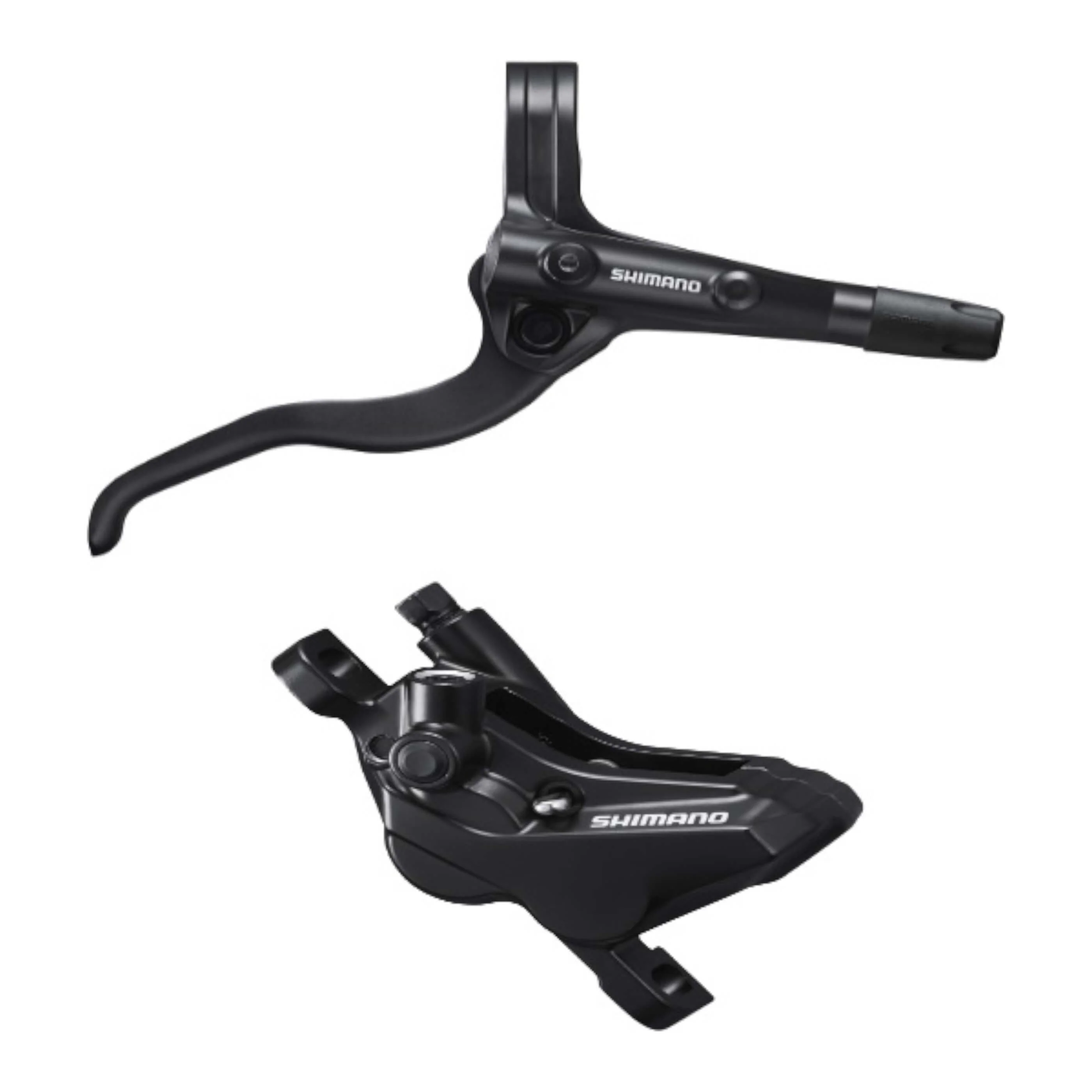 Shimano BR-MT420/BL-MT401 Bled Brake Lever/Post Mount Calliper, Black, Rear/Left