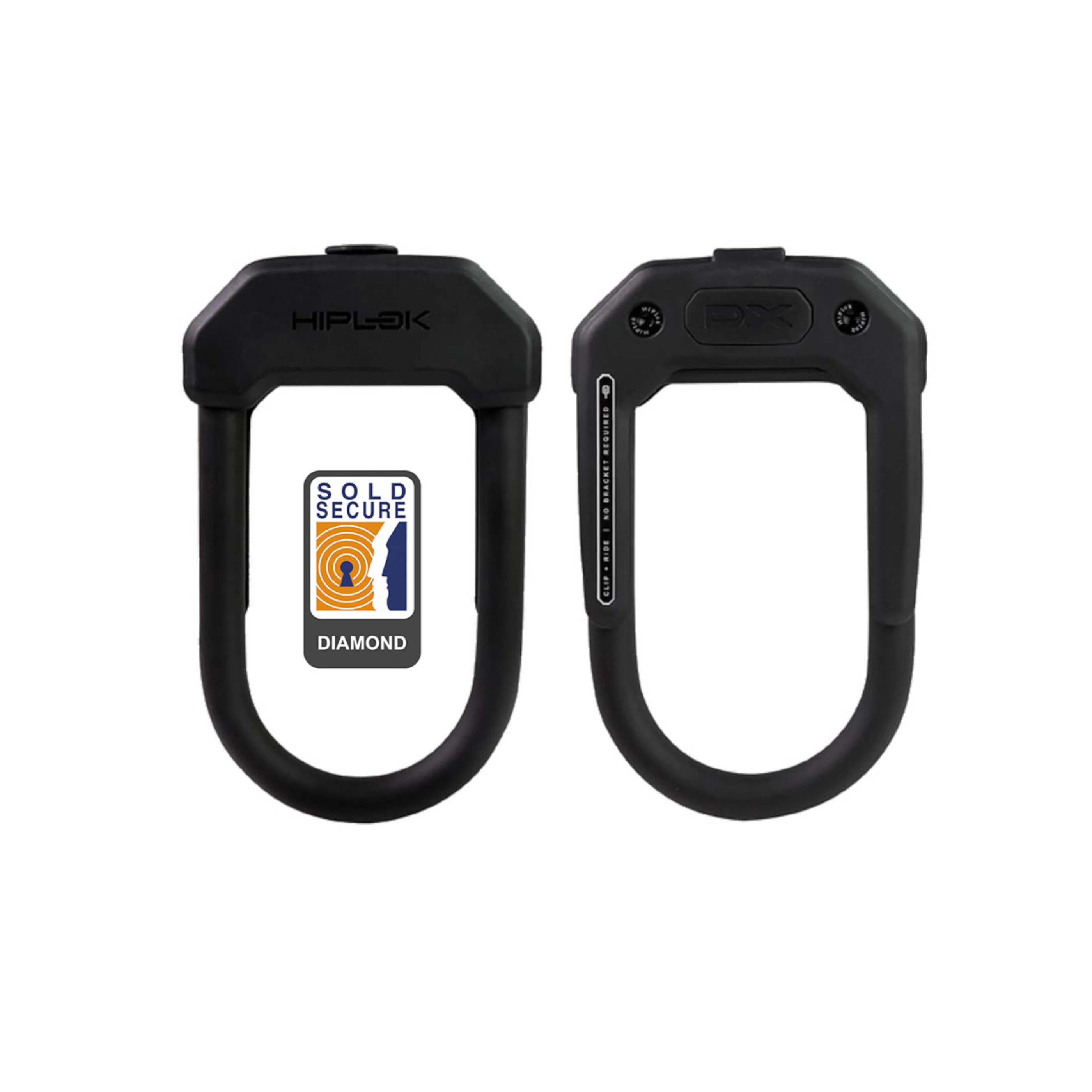 Hiplok DX D Lock - 14mm x 15 x 8.5cm - Hardened Steel (Diamond Sold Secure)