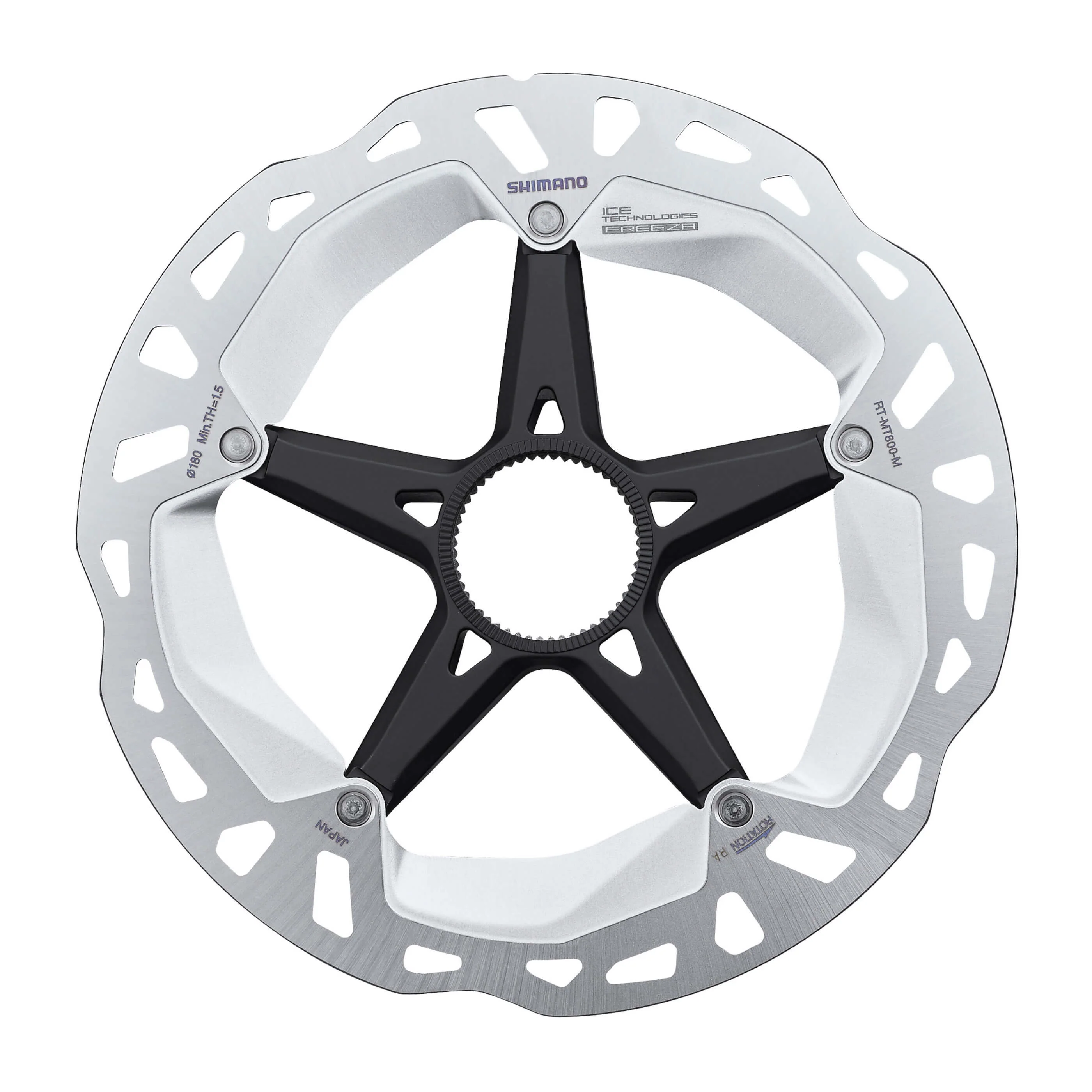 Shimano RT-MT800 Disc Rotor with External Lockring, Ice Tech FREEZA, 180mm