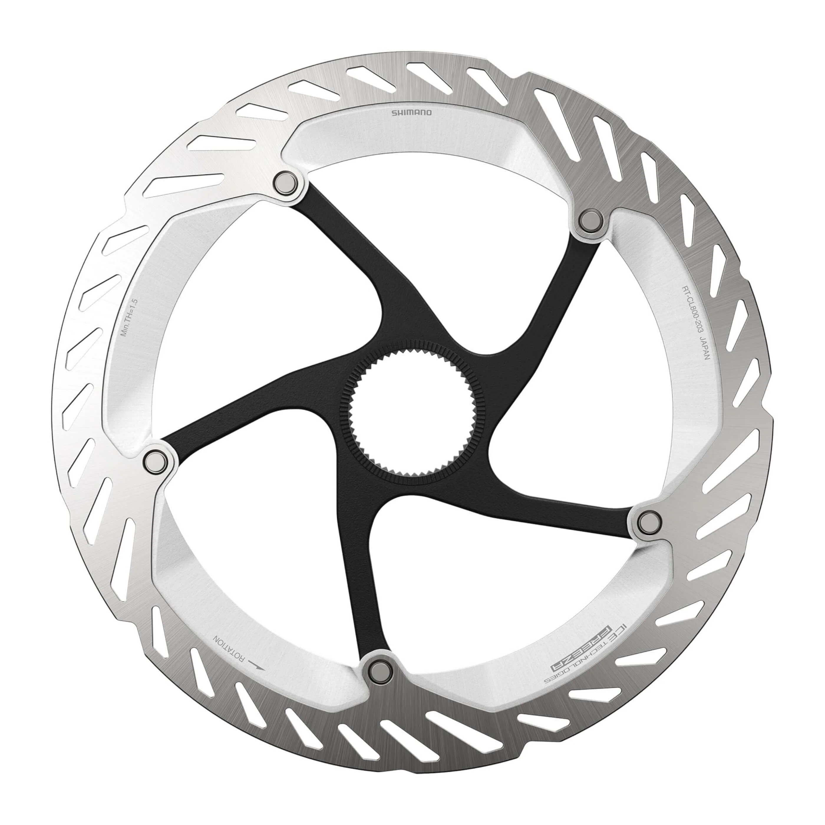 Shimano RT-CL800 Ice Tech FREEZA Rotor with Internal Magnet Lock Ring - 203mm