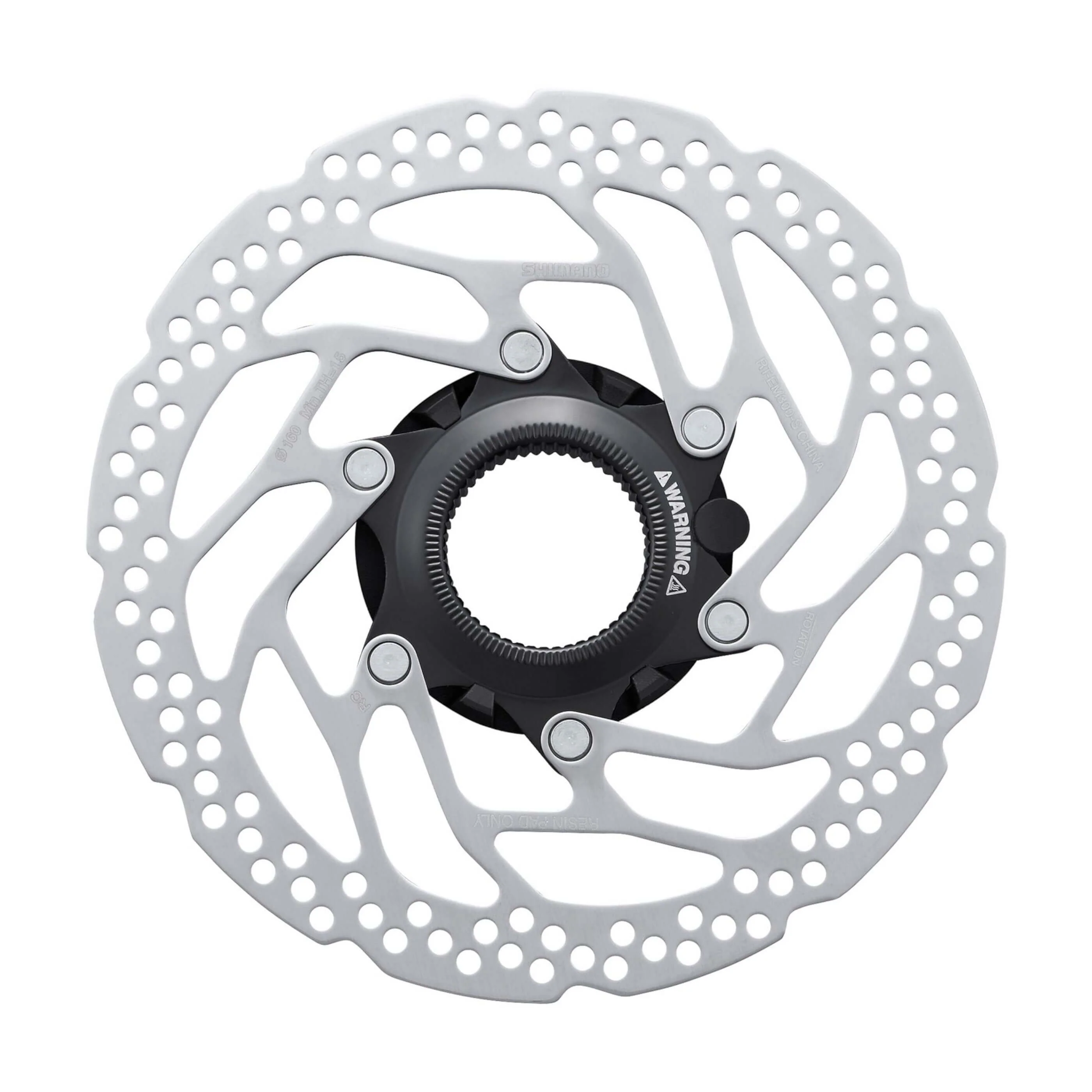 Shimano RT-EM300 Rotor with Internal and External Lockring, 160mm