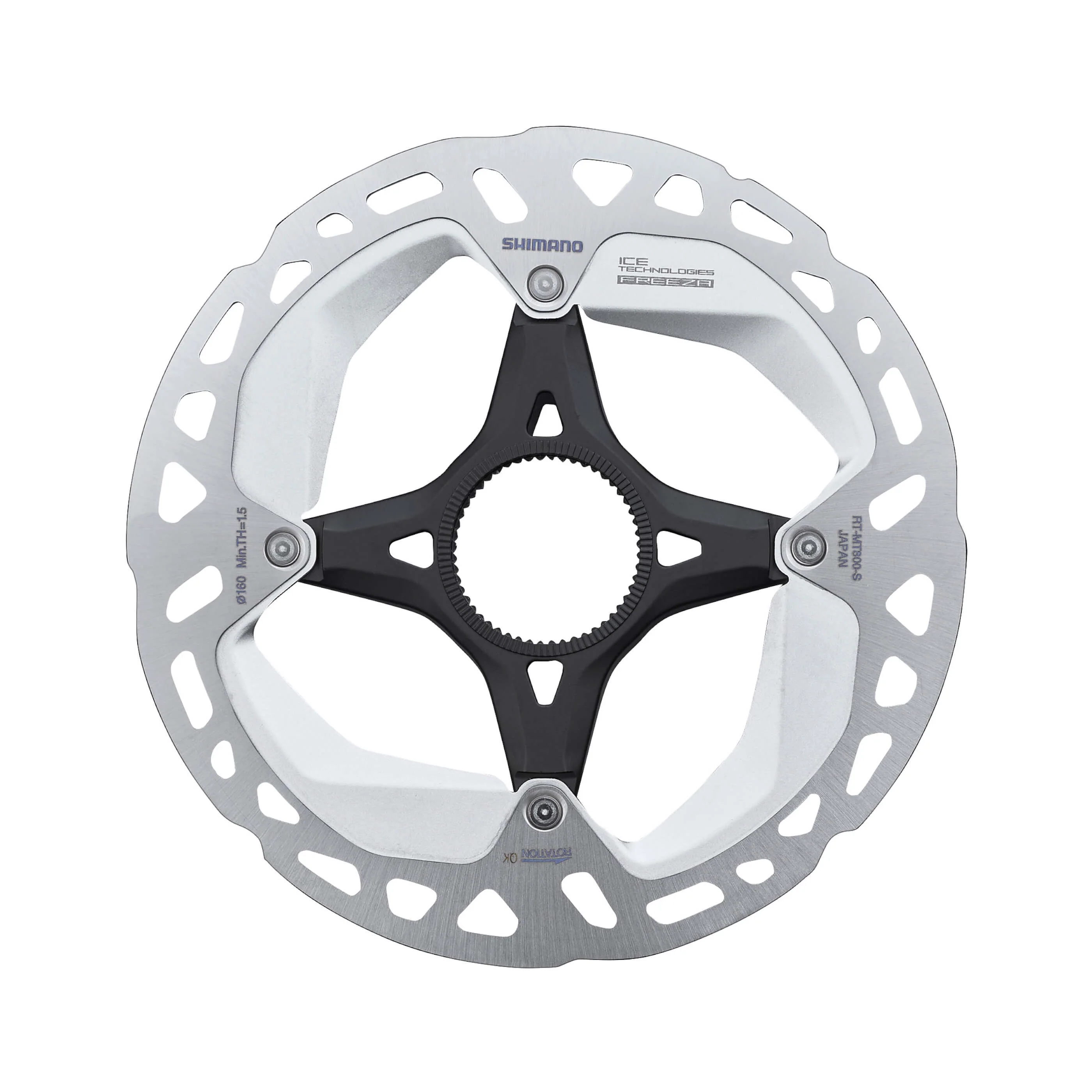 Shimano RT-MT800 Disc Rotor with External Lockring - Ice Tech FREEZA - 160mm