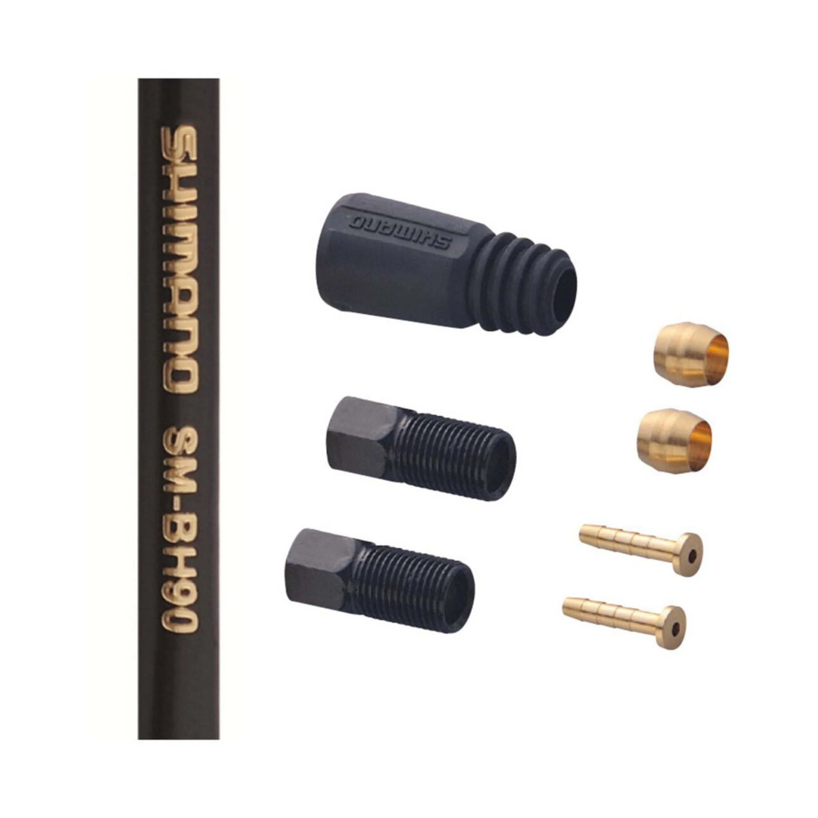 Shimano SM-BH90 Disc Brake Cuttable Hose, Straight, Rear, Black